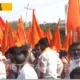 Hanuman Flag Keragodu protest