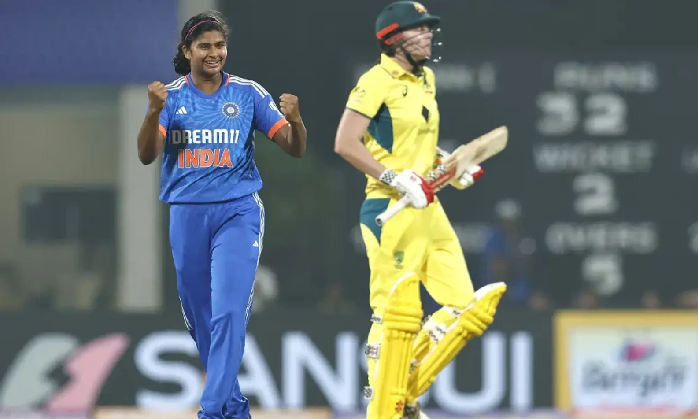 Titas Sadhu picked up three wickets inside the powerplay