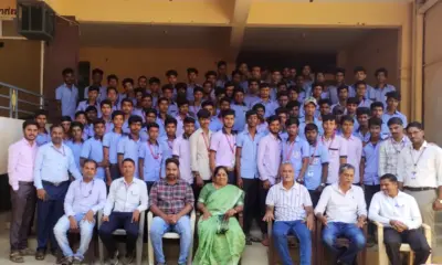 Interaction programme with students at kottur Bhagirathi PU College