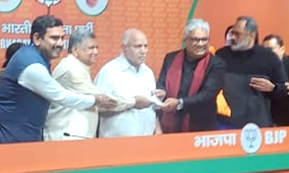 Jagadish Shetter joins BJP Official announcement in New Delhi