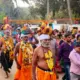 Maha Puja religious programme by Maladharis of Ayyappa Swamy at Chandragutti