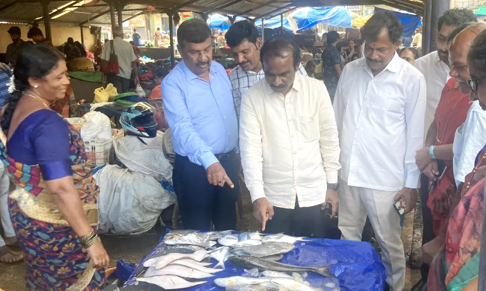 N Ravikumar Visit Fish Market