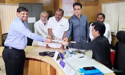 MLC Election Bangalore Teachers Constituency By election NDA candidate AP Ranganath files nomination