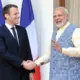 Narendra Modi And Emmanuel Macron