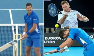 Novak Djokovic and Steve Smith