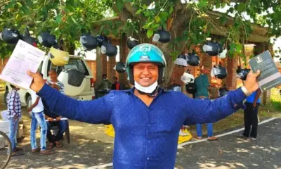 Raja Marga Column : Helmet Man of India