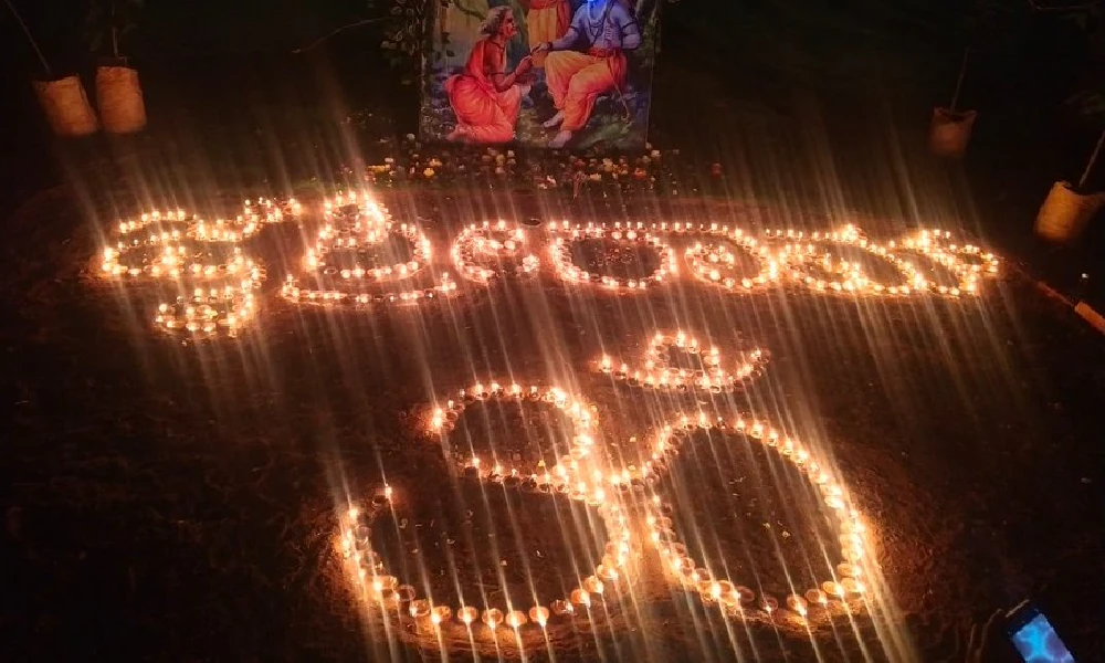 Ram Jyoti lights on occasion of Ram Mandir pran pratishtha