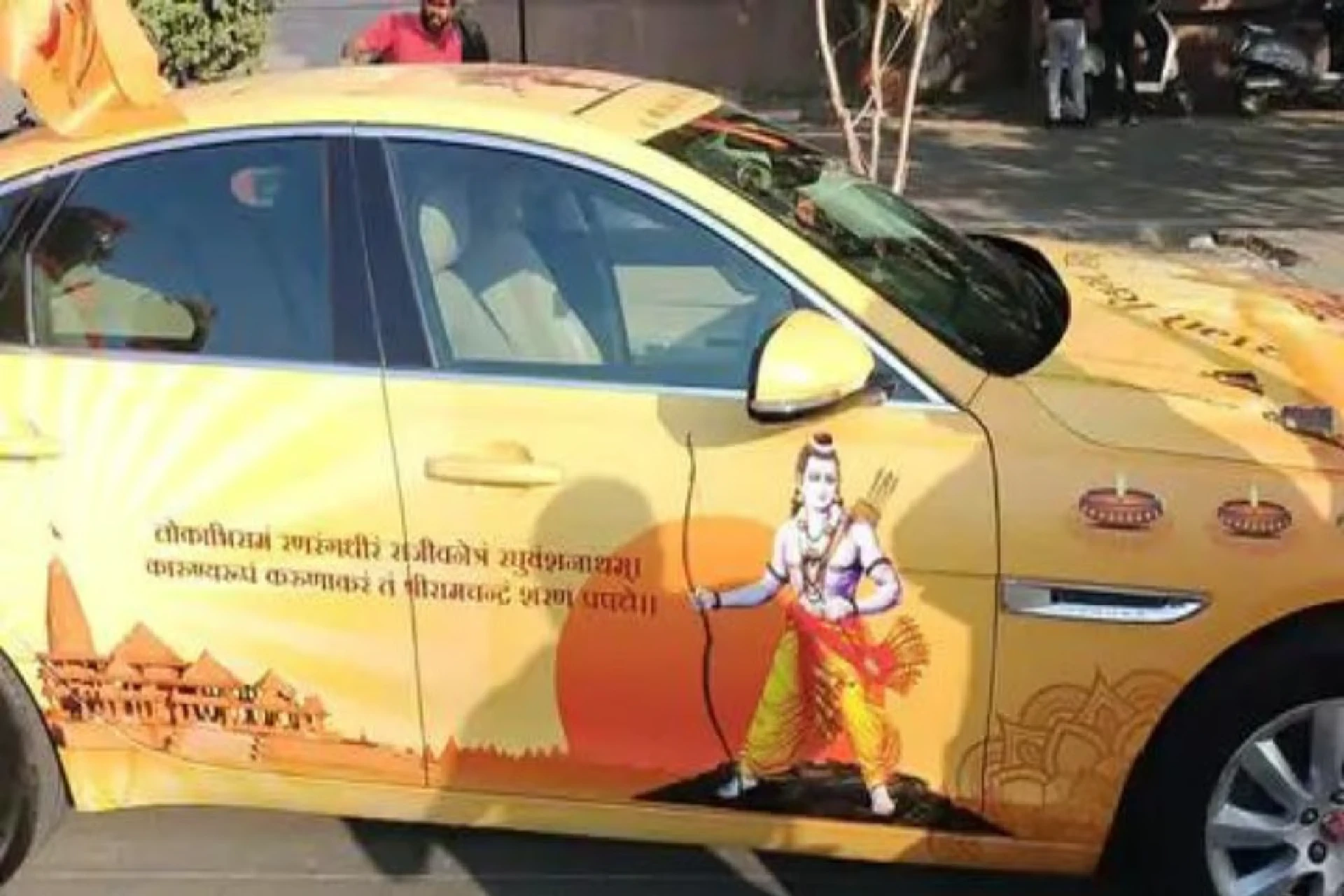 Ram themed car