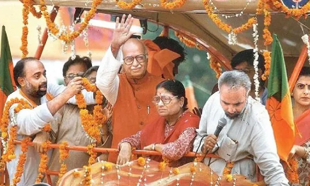 Lord ram choose devotee for his mandir Says L K Advani
