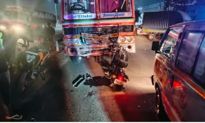 Lorry Hit Bike rider dead