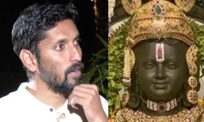 Sculptor Arun Yogiraj and Ram Lalla idol