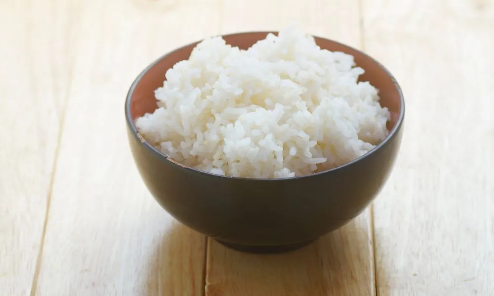 Steam Rice in Bowl