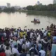 boat capsizes in gujarat and 13 School student and 2 teacher dead