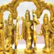 gold ram idol