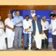 karpuri thakur janma shathamanotsava book release programme inaugurated by alanda MLA B.R. Patil in Ballari