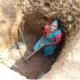 A woman started digging a well to solve the lack of water for Anganwadi children