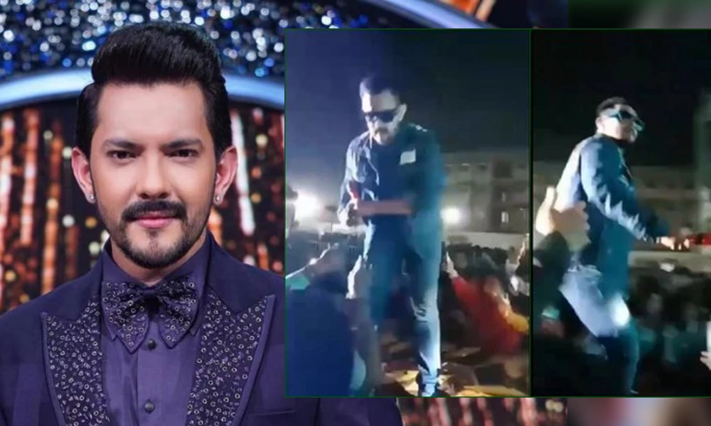 Angry Aditya Narayan Hits Fan, Snatches Phone and Throws It Away