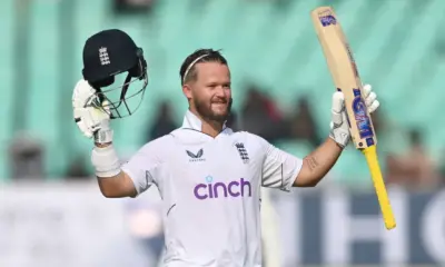 Ben Duckett brought up his hundred off 88 balls