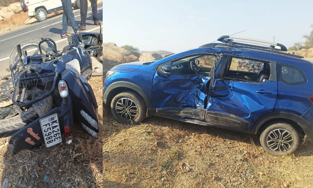 Rider death in Car-bike collision at Kembhavi