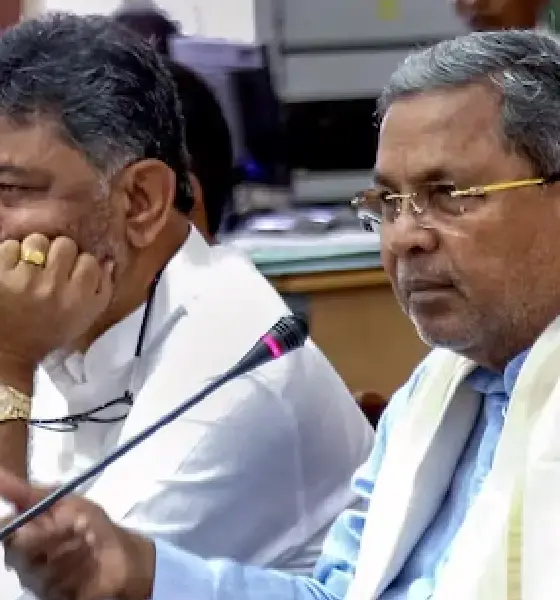 CM Siddaramaiah and DK Shivakumar