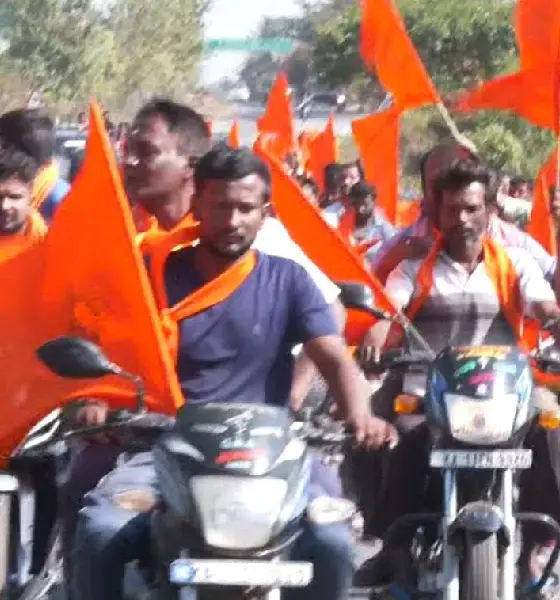 Hanuman flag Mandya bandh restricted to bike rally