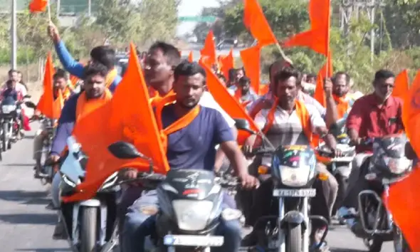 Hanuman flag Mandya bandh restricted to bike rally