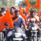 Hanuman flag Mandya bandh restricted to bike rally