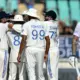 India celebrate the wicket of Ben Stokes