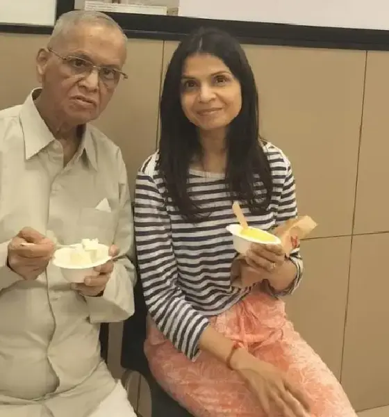 Infosys Narayanamurthy icecream