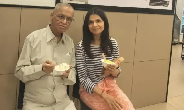 Infosys Narayanamurthy icecream