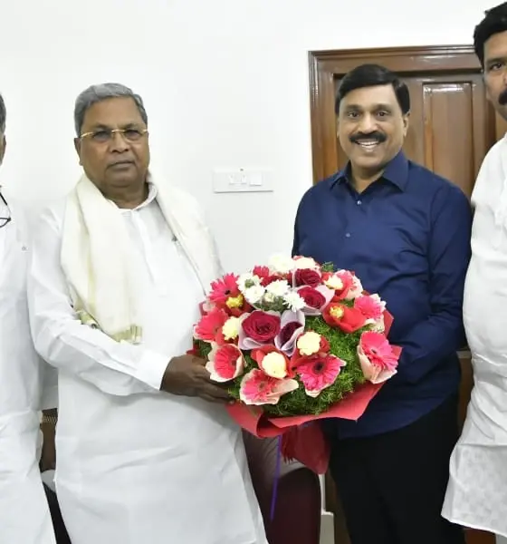 Janardhana Reddy meets CM Siddaramaiah and DCM DK Shivakumar