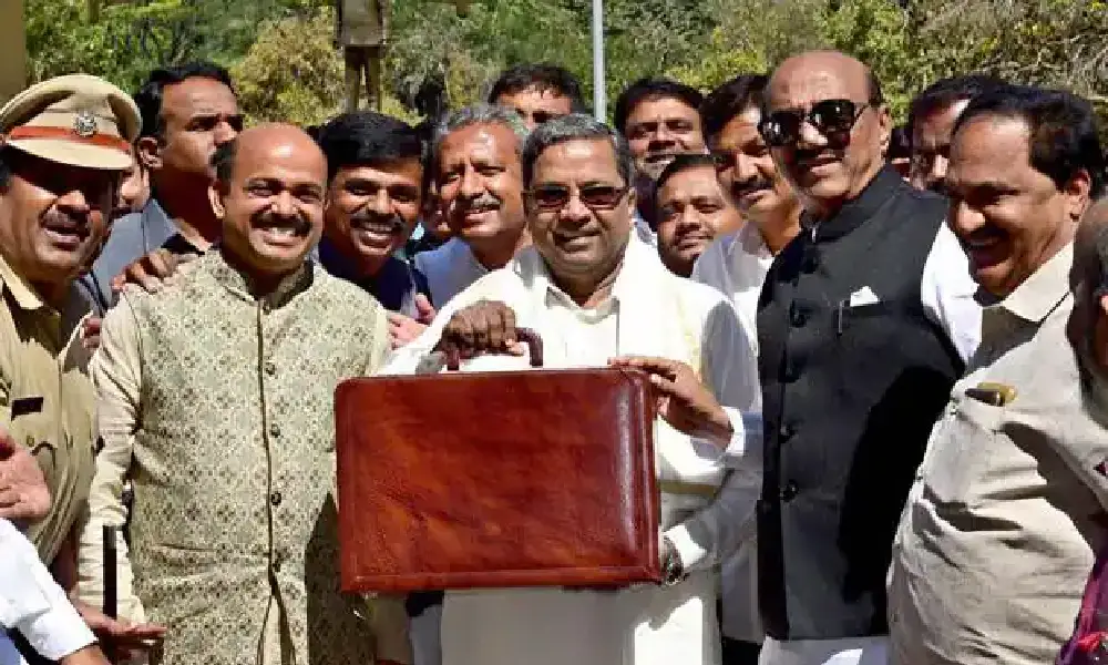 Karnataka Budget 2024 Suitcase