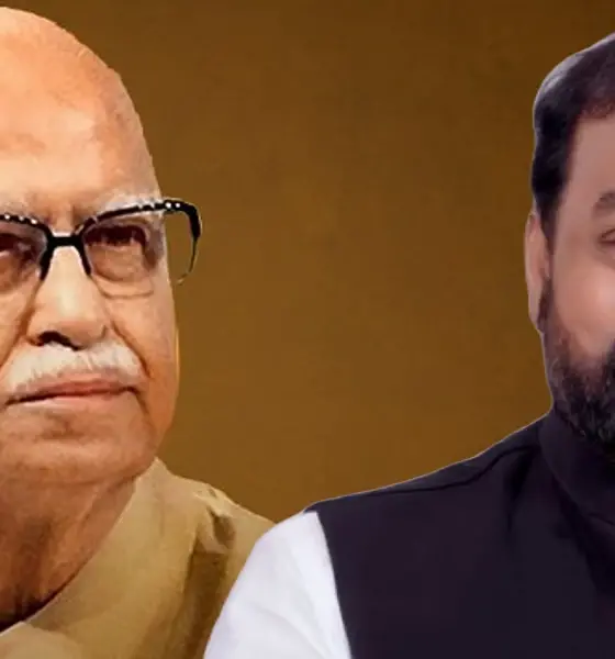 LK Advani and TA Sharavana