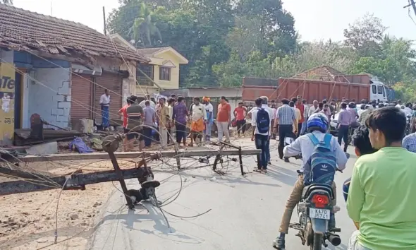 Lorry accident