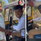 Drone Prathap wished the auto drivers by driving an auto