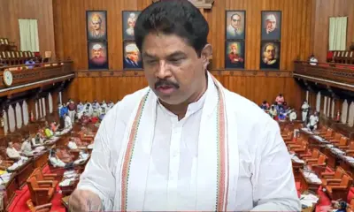 Karnataka Budget Session 2024 Ramanagara ruckus in House BJP demands suspension of PSI