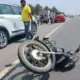 car collided with the bike Death of husband and wife
