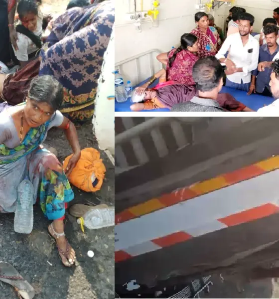 Pick up vehicle carrying labourers overturns Woman dead 20 injured