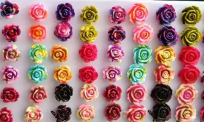 Rose Earrings Fashion