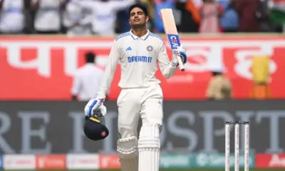 Shubman Gill scored his third Test hundred