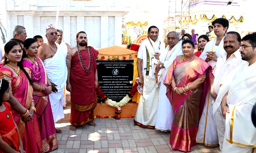Sringeri Jagadguru inaugurates Shivashakti Dhama at Palikoppa in Hubballi