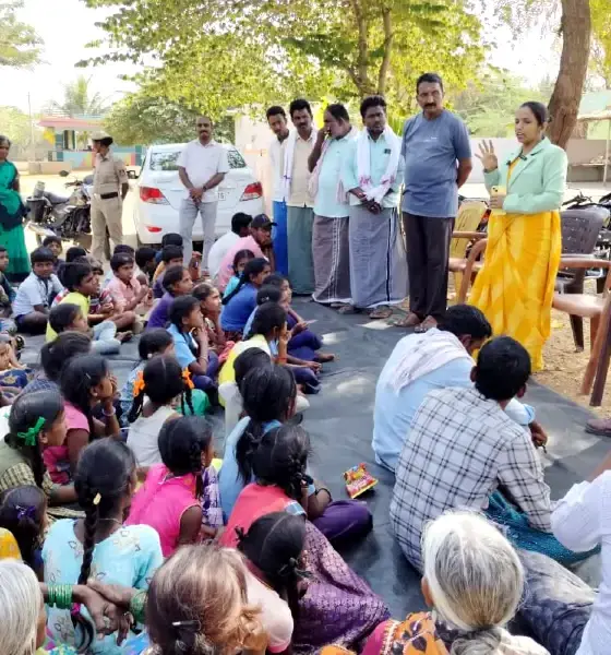 Suthaka tradition in Gollarhatti village of Kuntanahatti infant and mother rescued by judge