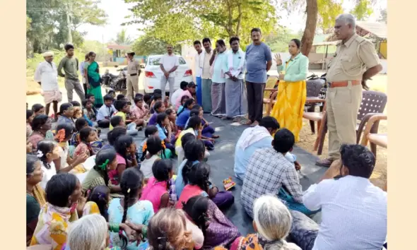 Suthaka tradition in Gollarhatti village of Kuntanahatti infant and mother rescued by judge