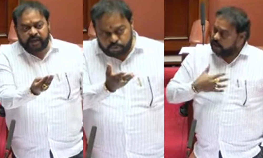 Karnataka Budget Session 2024 Opposition is goondas says CM and TA Sharavana condemn this statement