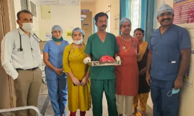 There was four kg of tumour in the uterus Taluk hospital doctors perform surgery successfully