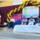 Vishwadarshan Education Institute President Hariprakash Chagammane spoke in Vishwadarshan Publication Nattirulu poetry collection and Tripurambike audio reel Release programme