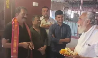 actor prakash raj visits kapu mari gudi udupi