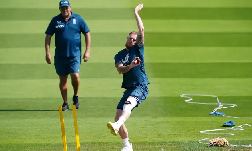 ben stokes bowling practice