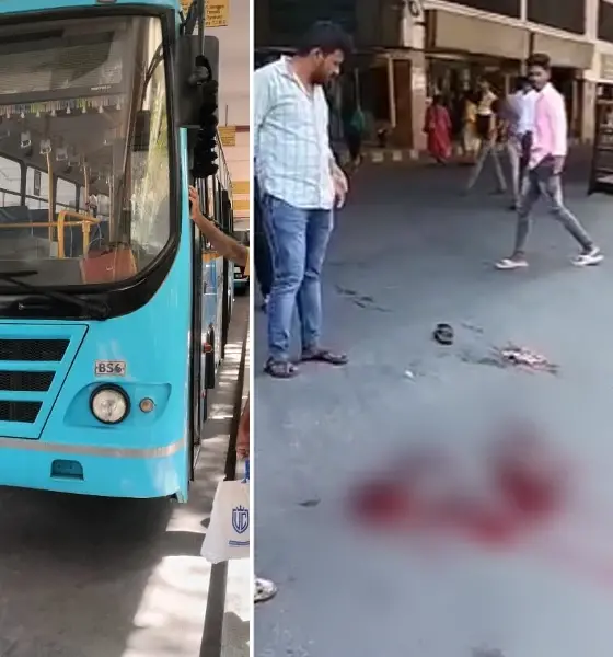 BMTC conductors leg cut off