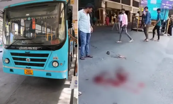 BMTC conductors leg cut off